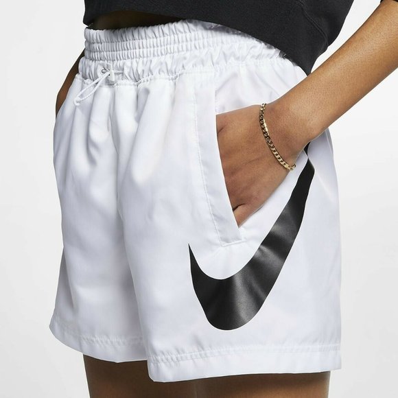 women's nike swoosh woven shorts